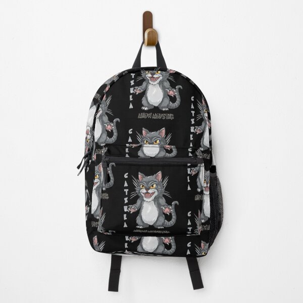 Vista previa del artículo con la obra «Catzilla: Monstruo Miau», diseñado y vendido por ArtFeverShop.