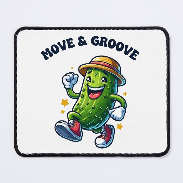 Item preview, Pickle Dancing Move & Groove Retro designed and sold by CosyTeal.