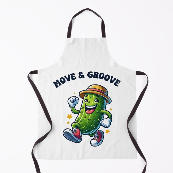 Item preview, Pickle Dancing Move & Groove Retro designed and sold by CosyTeal.