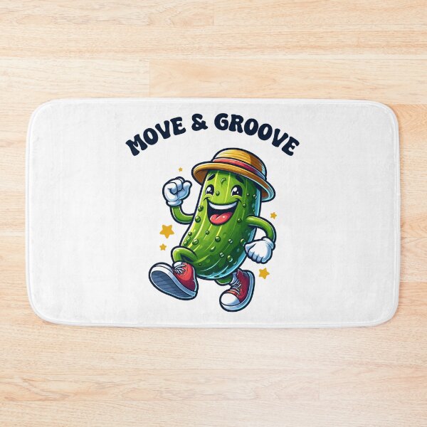 Item preview, Pickle Dancing Move & Groove Retro designed and sold by CosyTeal.