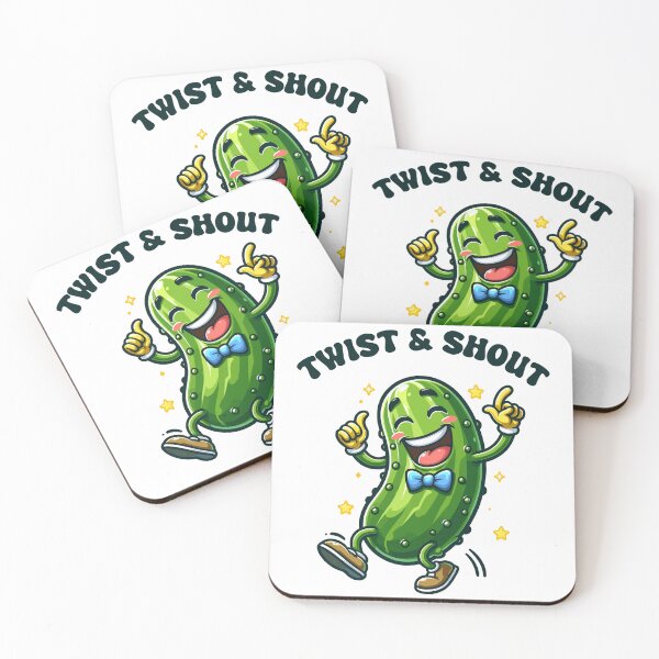 Item preview, Pickle Dancing Twist & Shout Retro designed and sold by CosyTeal.