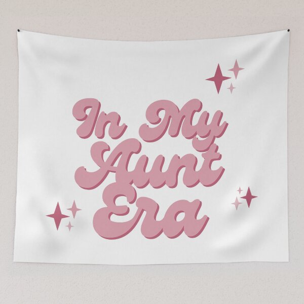 Item preview, In My Aunt Era Pink Retro designed and sold by anaraee.