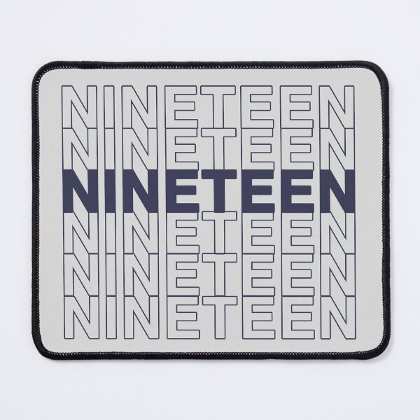 Item preview, NINETEEN (Navy Text) designed and sold by ShineOurLight.