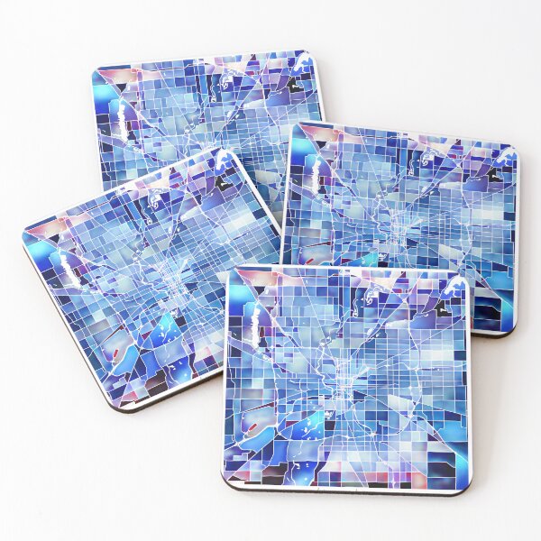 Item preview, Indianapolis Indiana City Map - Marine Blue designed and sold by StylishStacks.