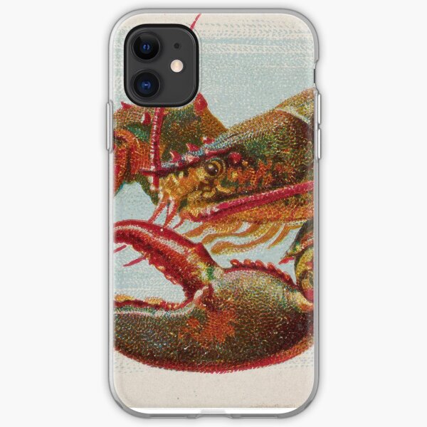 Vintage Illustration of a Lobster (1889) iPhone Soft Case