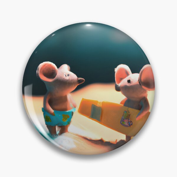 Item preview, MICE carrying tiny surf boards designed and sold by Mikano2.