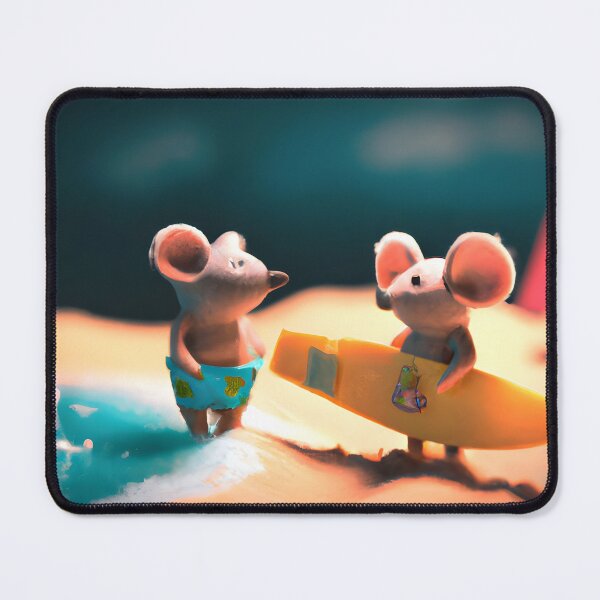 Item preview, MICE carrying tiny surf boards designed and sold by Mikano2.