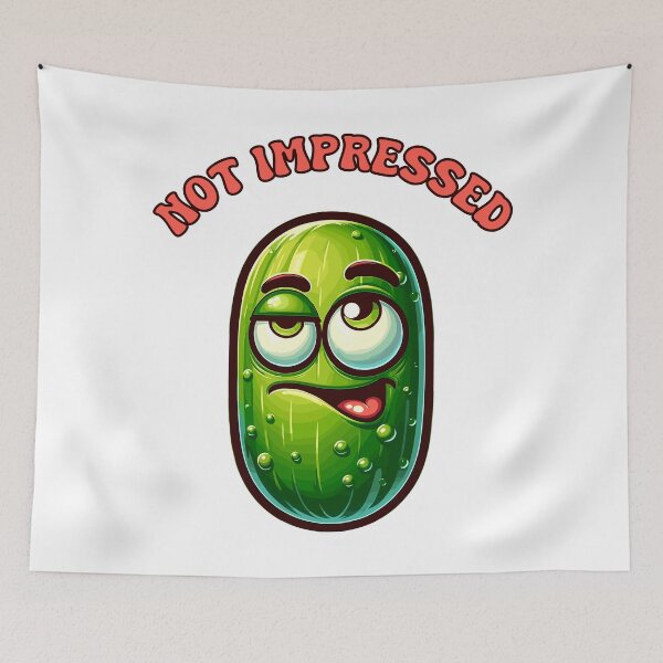 Item preview, Pickle Eye Rolling Not Impressed designed and sold by CosyTeal.
