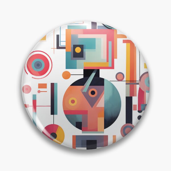 Item preview, Geometric Abstract Robot designed and sold by ColorConsole.