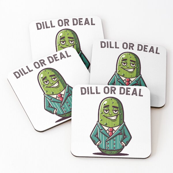 Item preview, Pickle In A Suit Dill Or Deal Retro designed and sold by CosyTeal.
