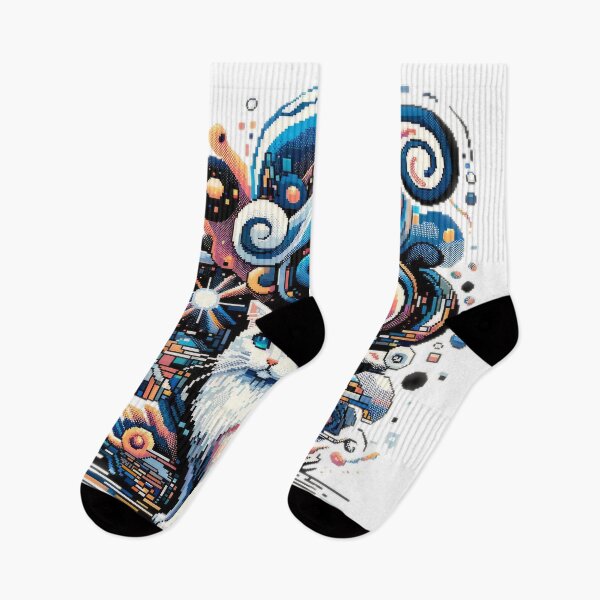 Item preview, Pixel Cats: abstract designed and sold by sarcasticsym.