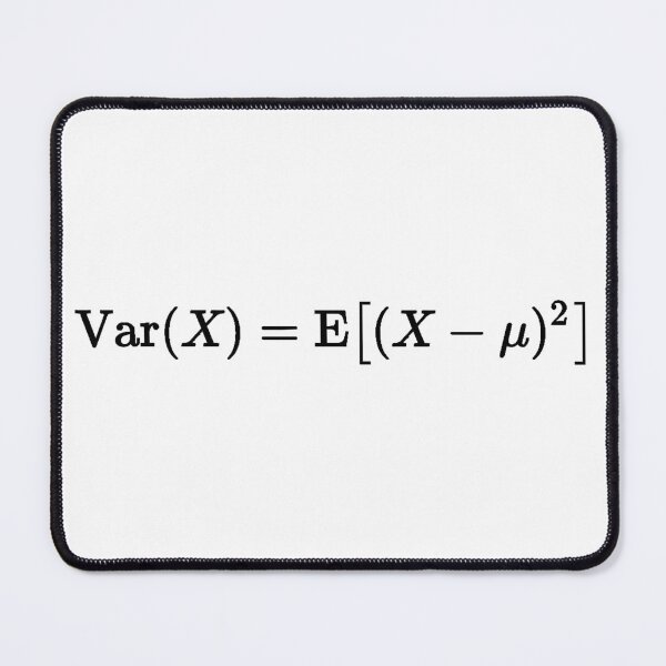 Item preview, variance of a random variable, math, probability and statistics designed and sold by NoetherSym.