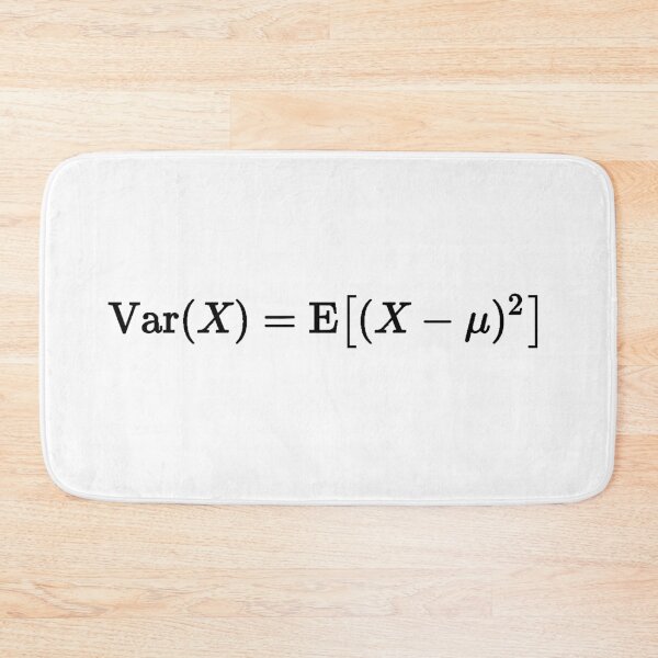 Item preview, variance of a random variable, math, probability and statistics designed and sold by NoetherSym.