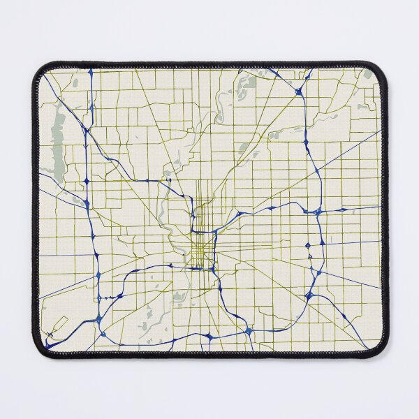 Item preview, Indianapolis Indiana City Map - Hand-Drawn designed and sold by StylishStacks.