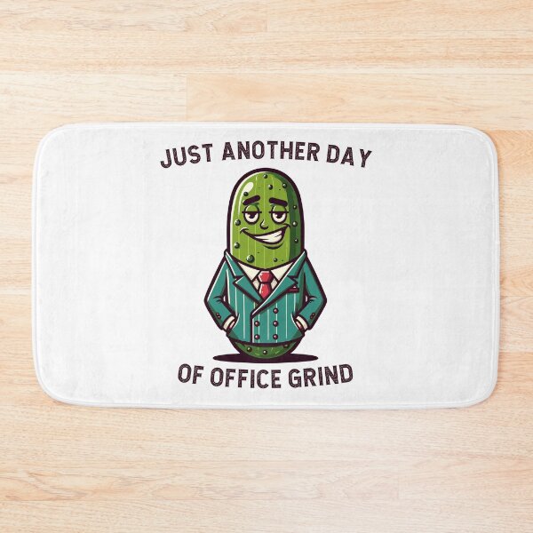 Item preview, Pickle In A Suit Office Grind Retro designed and sold by CosyTeal.