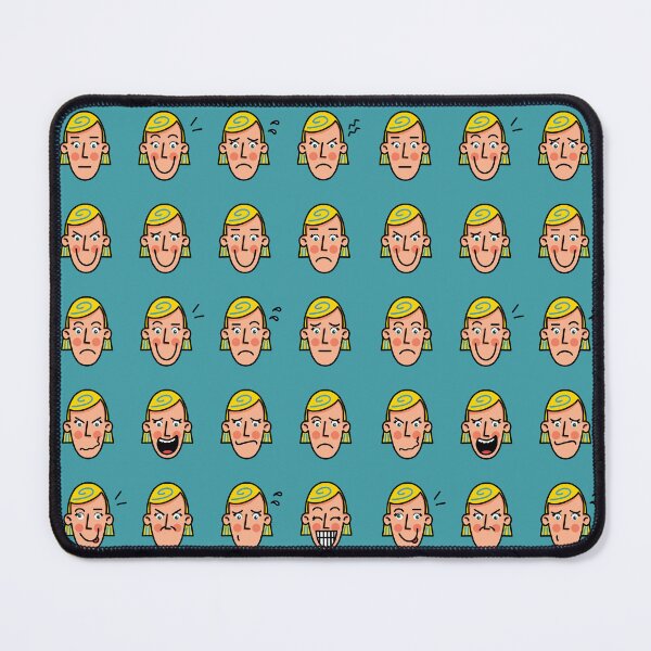 Item preview, Facial expressions of a woman with blonde short hair designed and sold by HarridanCreates.