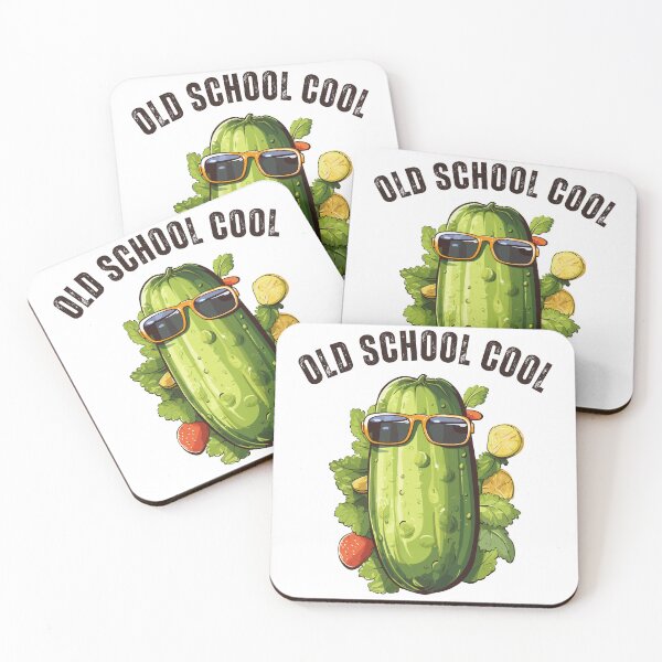 Item preview, Pickle In Sunglasses 80s Old School Cool Retro designed and sold by CosyTeal.