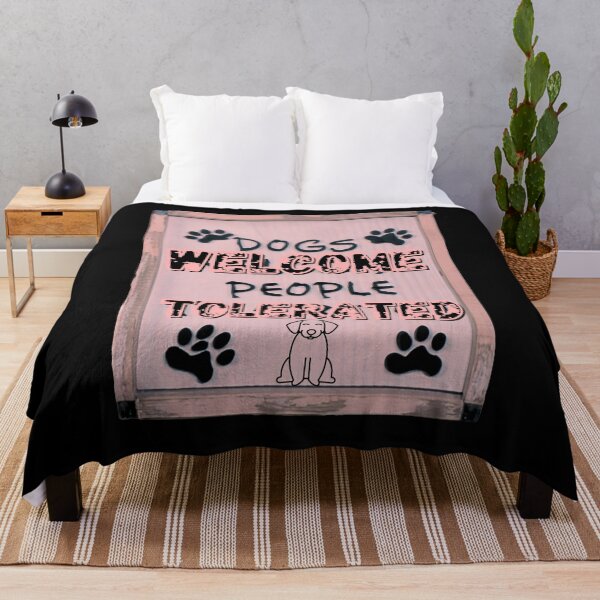 Item preview, Dogs Welcome People Tolerated designed and sold by Mikusia.
