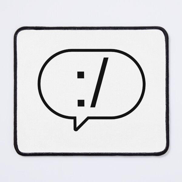 Item preview, Copie de Emoticon ":/" black bubble message designed and sold by Daikon.