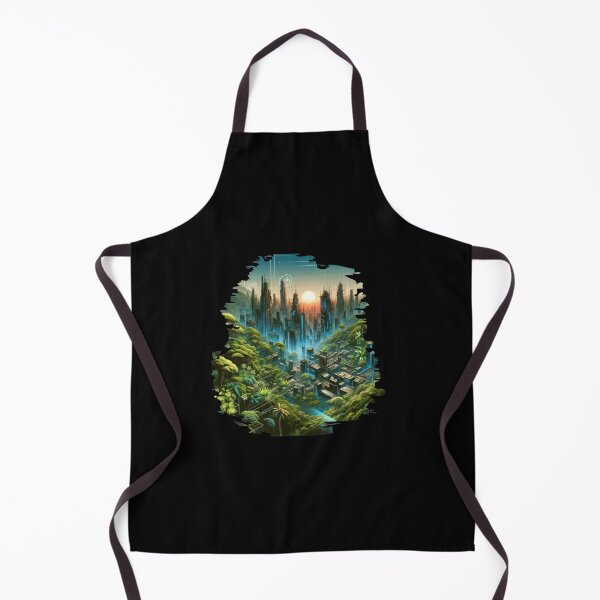 Item preview, Emerald Metropolis: Dawn of the Eco-Future designed and sold by ChromaticBlend.