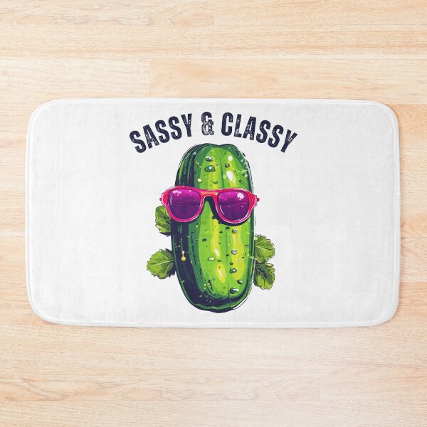 Item preview, Pickle In Sunglasses 80s Sassy & Classy Retro designed and sold by CosyTeal.
