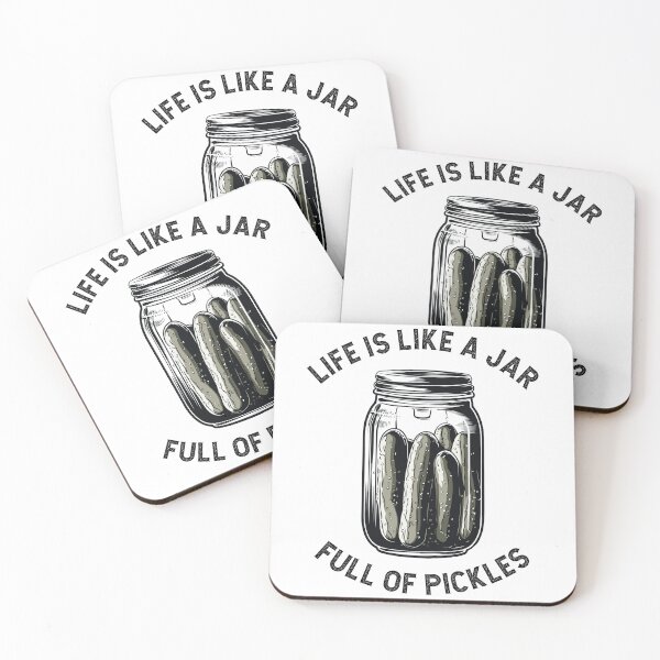 Item preview, Pickle Jar Life Is Full Of Pickles Retro designed and sold by CosyTeal.