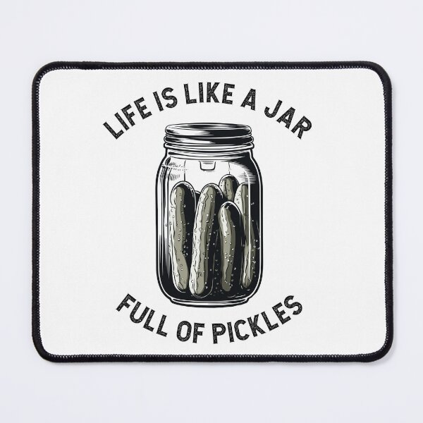 Item preview, Pickle Jar Life Is Full Of Pickles Retro designed and sold by CosyTeal.