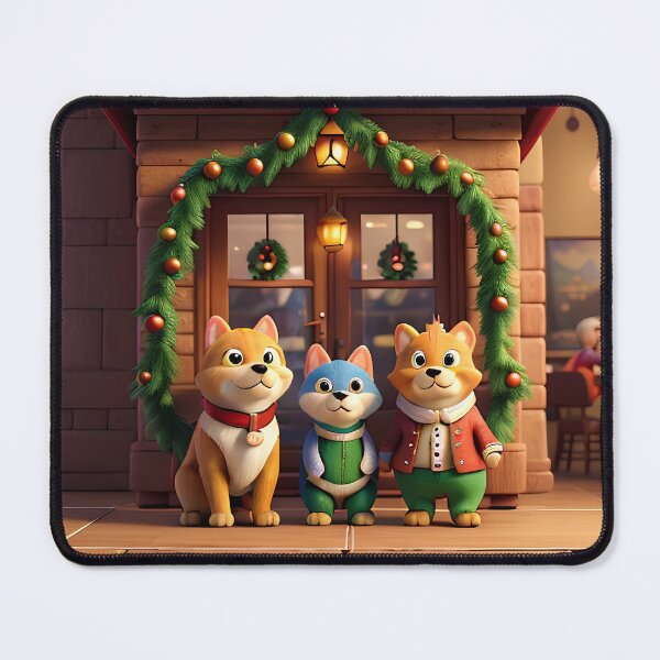Item preview, Christmas with pet  designed and sold by Blue Meanie.