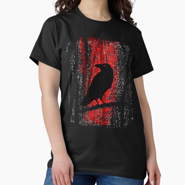 Item preview, Gothic Raven In Moonlight Forest Red Fire designed and sold by Chilli-Design.
