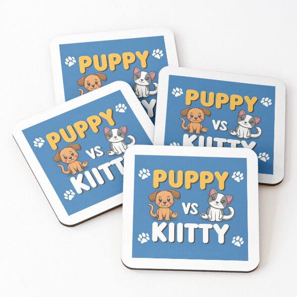 Item preview, Puppy vs Kitty designed and sold by yesmorrow.