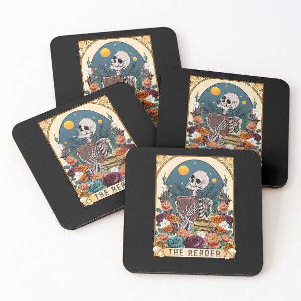 Item preview, The Reader Tarot Card, Skeleton Reading Book designed and sold by taaddison50.