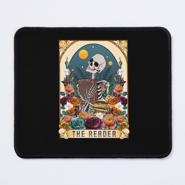 Item preview, The Reader Tarot Card, Skeleton Reading Book designed and sold by taaddison50.