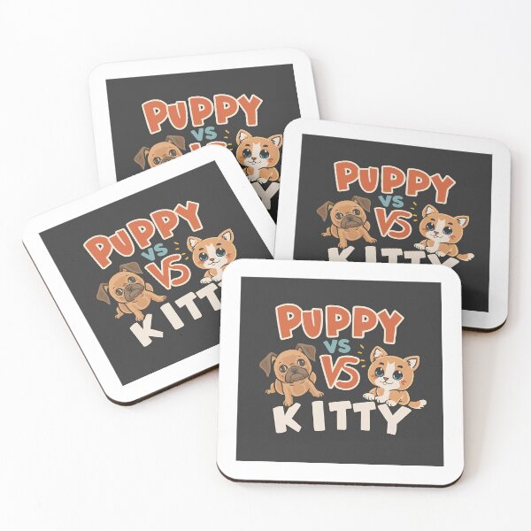 Item preview, Puppy vs Kitty - Adorable Showdown designed and sold by yesmorrow.