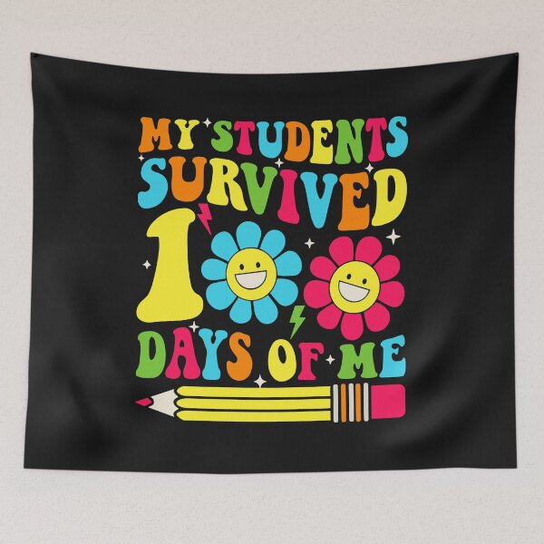 Item preview, My Survived 100 Days Of Me Funny School Teacher Kids designed and sold by Pitchou07.