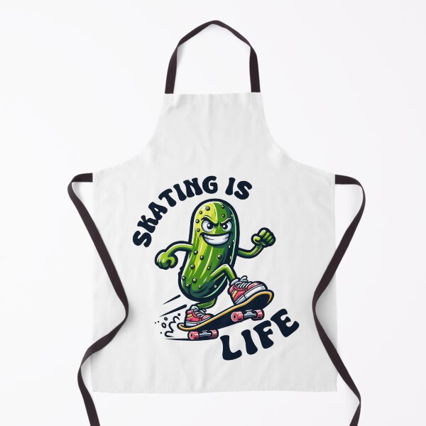 Item preview, Pickle On A Skateboard Skating Is Life Retro designed and sold by CosyTeal.