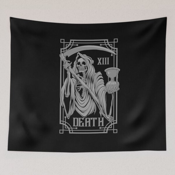 Item preview, Tarot Card Goth Death Grim Reaper Occult Pagan Satanic designed and sold by taaddison50.