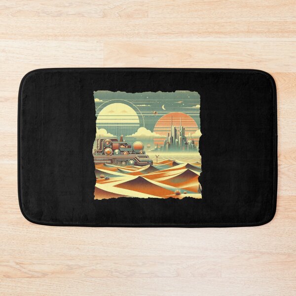 Item preview, Desert Synth: The Retro-Futuristic Odyssey designed and sold by ChromaticBlend.