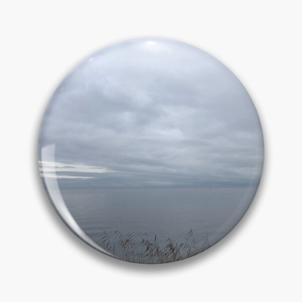 Item preview, cloudy foggy morning, low dark clouds, horizon over the sea designed and sold by mrivserg.
