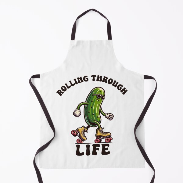 Item preview, Pickle On Rollers Rolling Through Life Retro designed and sold by CosyTeal.