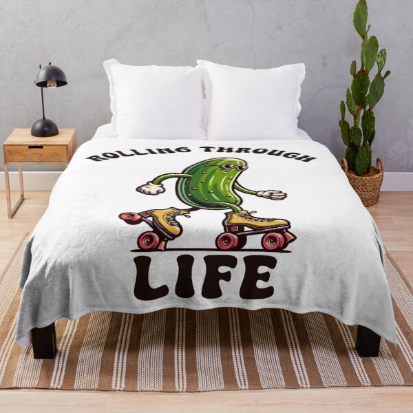 Item preview, Pickle On Rollers Rolling Through Life Retro designed and sold by CosyTeal.