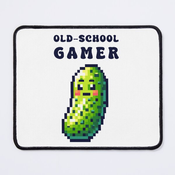 Item preview, Pickle Pixel Old School Gamer designed and sold by CosyTeal.