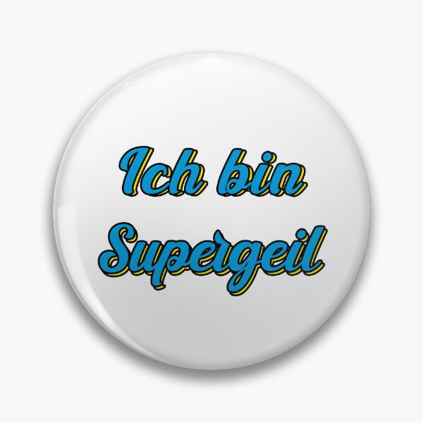 Item preview, Ich bin supergeil  designed and sold by UniqueDesignHub.