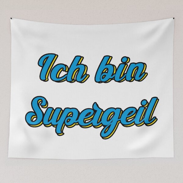 Item preview, Ich bin supergeil  designed and sold by UniqueDesignHub.