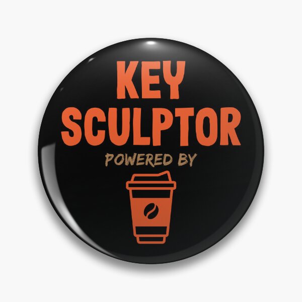 Item preview, Key Sculptor Powered by Coffee designed and sold by NermilioDesigns.