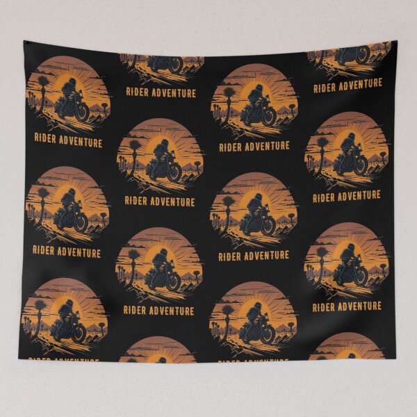 Item preview, Motorcycle Biker Rider Sunset designed and sold by Blok45.