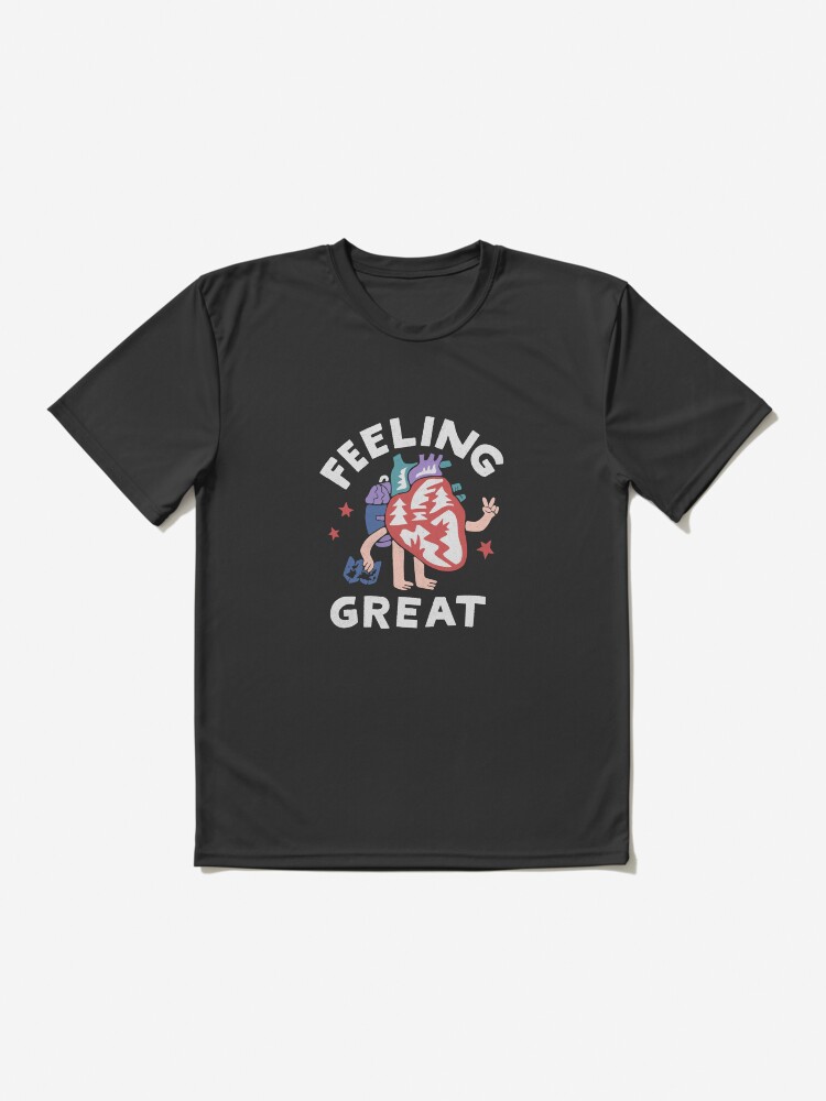Thumbnail 2 of 7, Active T-Shirt, Felling Great designed and sold by skitchism.
