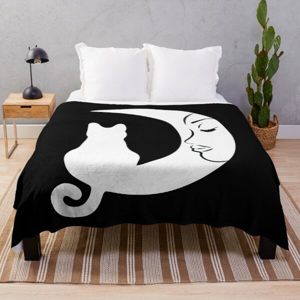 Item preview, Mystical Woman, Cat and Moon Design designed and sold by WomenLevelUp.