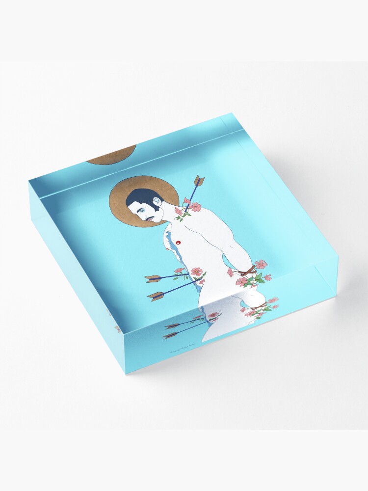 Alternate view of San Sebastian Acrylic Block