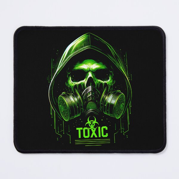 Item preview, ☣️ 19 Toxic Gasmask: Hope Blooms Amidst Biohazard Wasteland. designed and sold by Aroncross111.