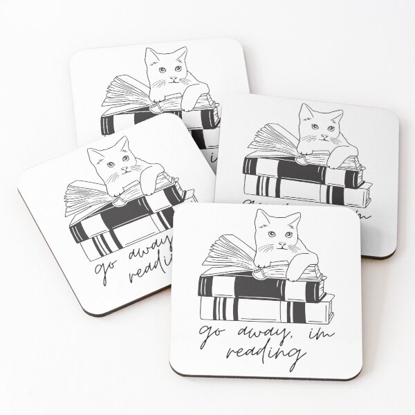 Item preview, Cat Go Away I'm Reading designed and sold by anaraee.